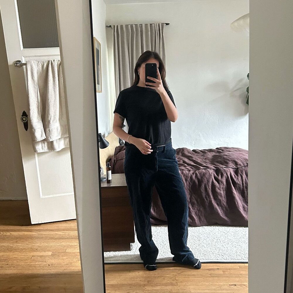VINTAGE blue corduroy pants